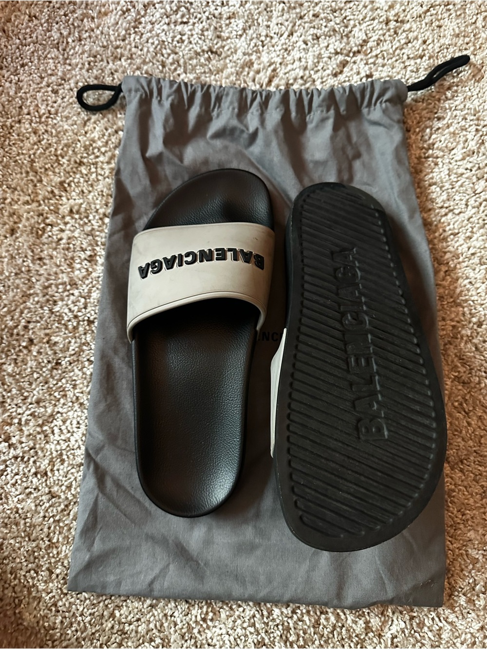 Balenciaga Pool Slide Sandals - Picture 3 of 4
